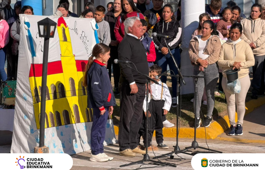 Una vez más, la comunidad de Brinkmann conmemoró un nuevo aniversario de la Revolución de Mayo.