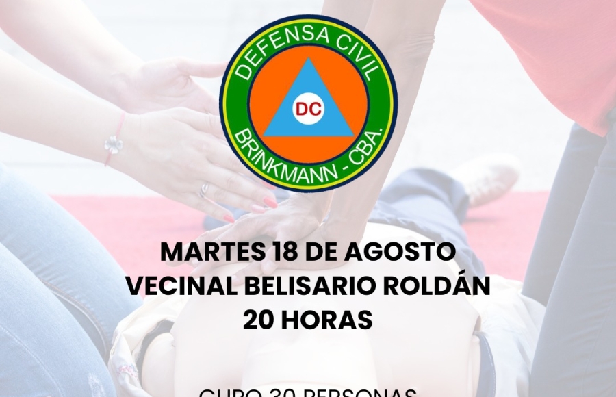 Nuevo Curso de primeros auxilios abierto a la comunidad