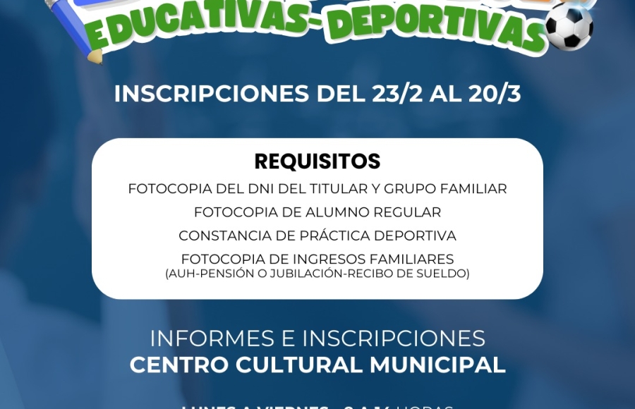 Inscripciones para Becas 2026