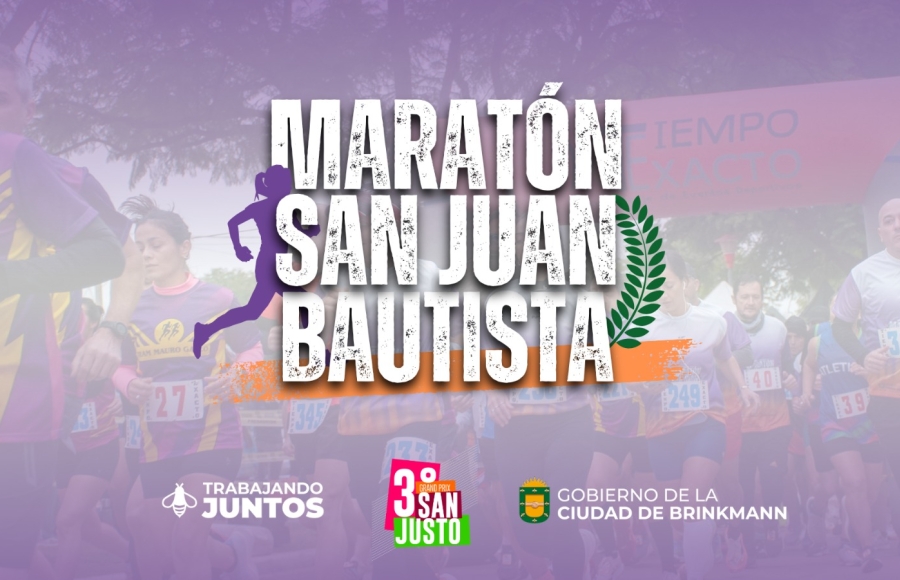 ¡Se viene la Maratón de San Juan Bautista!