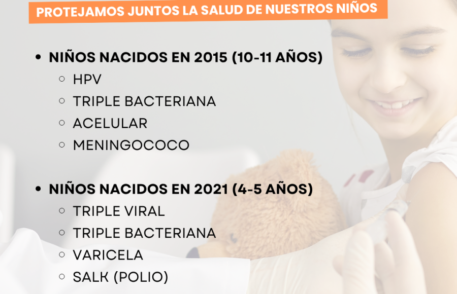 Semana de la Vacunación  del 14 a 18 de septiembre