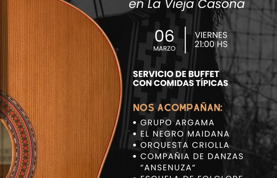 Se viene una gran peña en La Vieja Casona