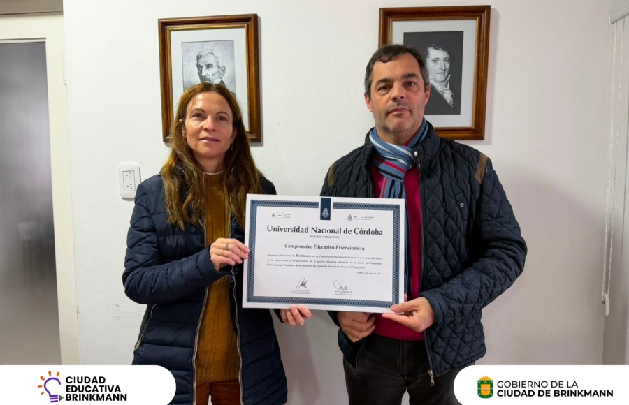 Brinkmann reconocida por su trabajo en la UNC