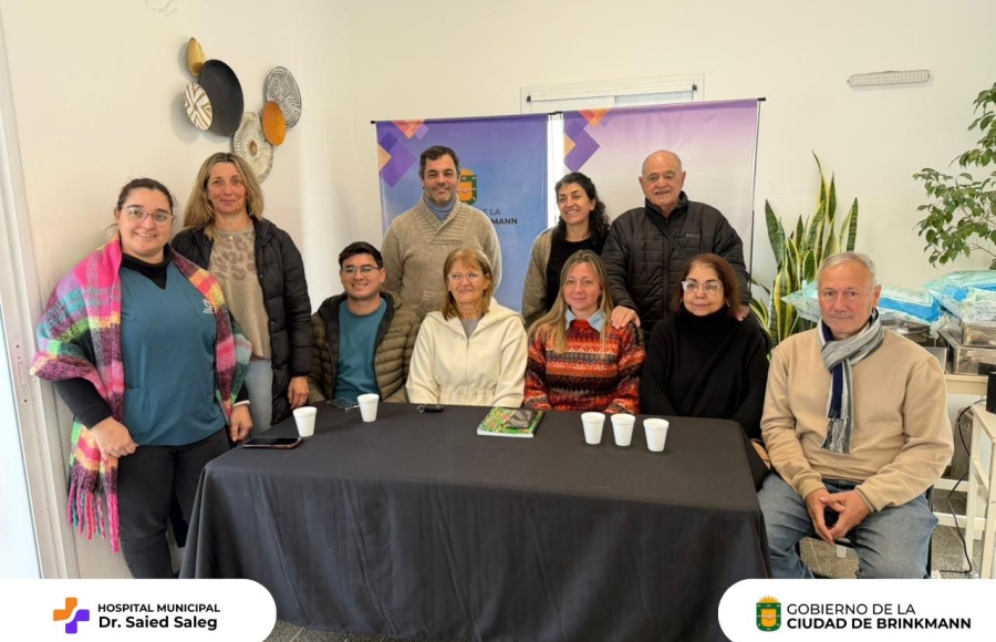 Conferencia de prensa en el Hospital Municipal
