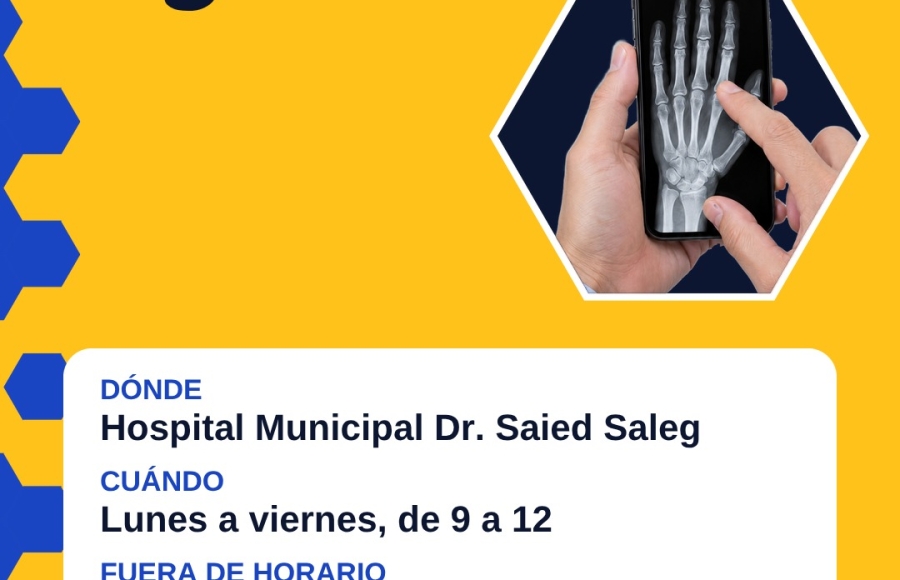 En el Hospital Municipal la radiografía te llega por WhatsApp