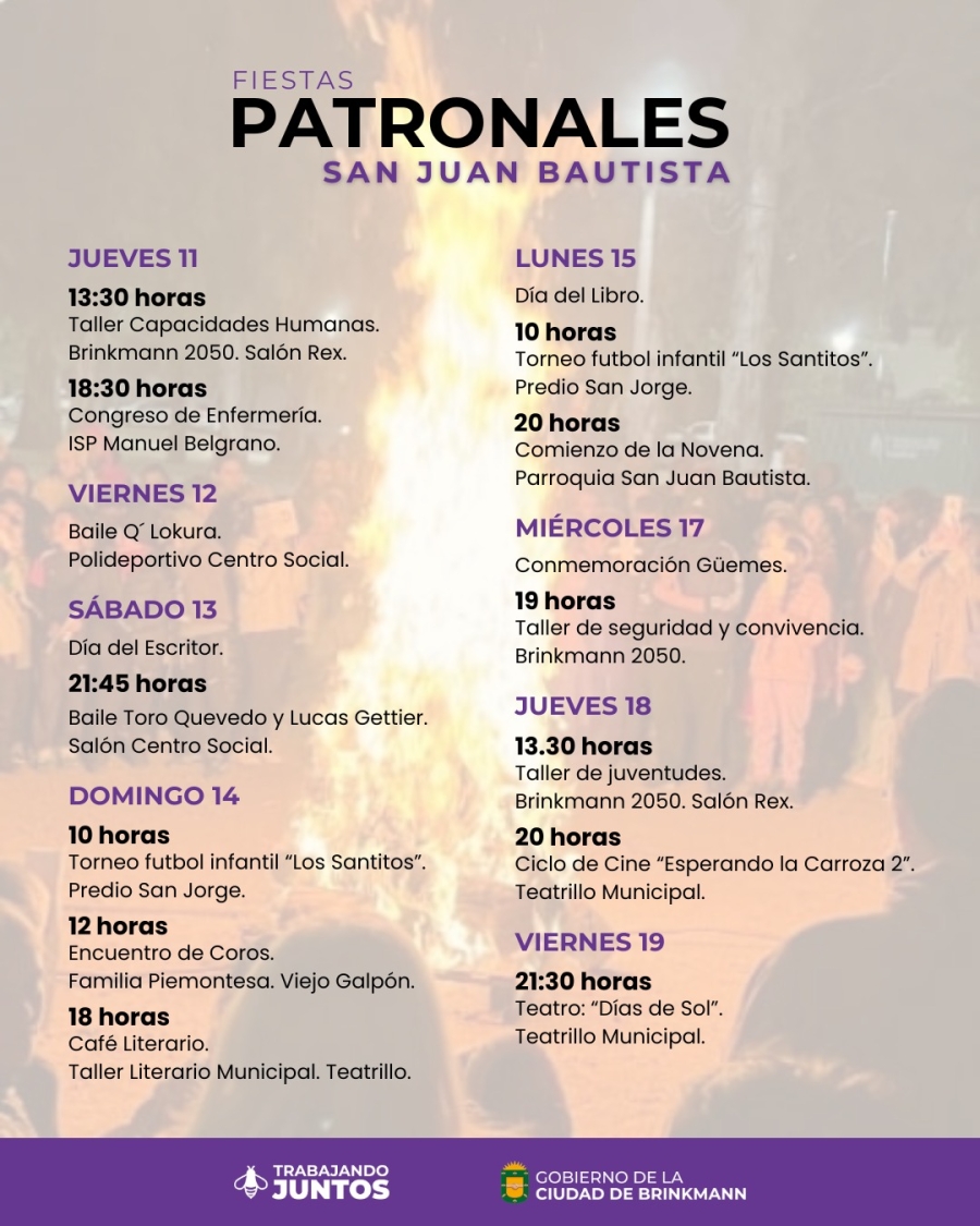 Agenda de Patronales