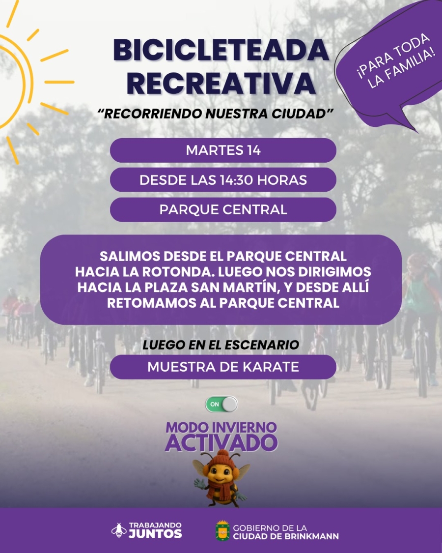 Bicicleteada Recreativa