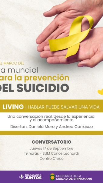 Conversatorio: Hablar puede salvar una vida