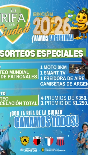 Rifa: Sorteo especial JUNIO