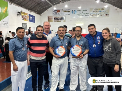 Brinkmann recibió el Torneo Provincial de Bochas