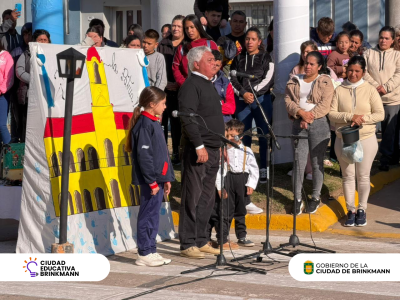 Una vez más, la comunidad de Brinkmann conmemoró un nuevo aniversario de la Revolución de Mayo.