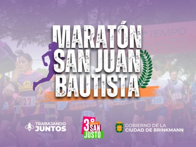 ¡Se viene la Maratón de San Juan Bautista!
