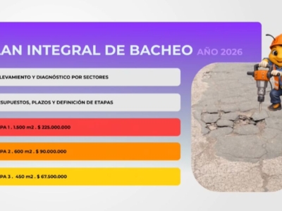 Plan Integral de Bacheo 2026