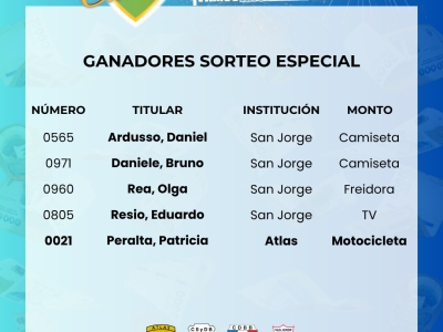 Sorteo especial de La Rifa de la Ciudad