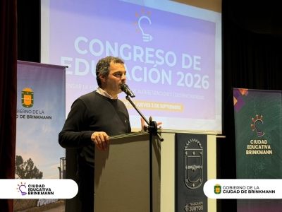 Brinkmann vivió con éxito el Congreso de Educación 2026